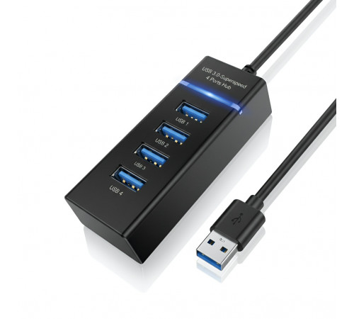 Многопортовый хаб c USB 3.0 | на 4xUSB | 1.2 метра
